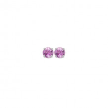 Gems One 14Kt White Gold Pink Sapphire (1/4 Ctw) Earring - EPR30-4W