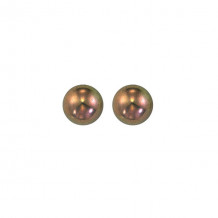 Gems One Silver Pearl (2 Ctw) Earring - FCPS4.5-SS