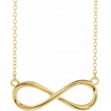 14K Yellow Infinity-Inspired 18 Necklace - 859471000P