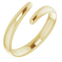 14K Yellow Bypass Ring - 51629102P
