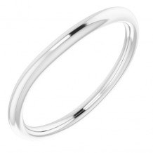 14K White Band - 123281116P