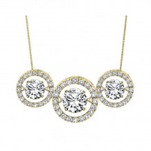 Gems One 14KT Yellow Gold & Diamond Rhythm Of Love Neckwear Pendant  - 1 ctw - ROL1091-4YC