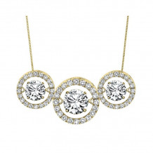 Gems One 14KT Yellow Gold & Diamond Rhythm Of Love Neckwear Pendant  - 1 ctw - ROL1091-4YC