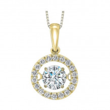 Gems One 14KT Yellow Gold & Diamond Rhythm Of Love Neckwear Pendant   - 1 ctw - ROL1040-4YC