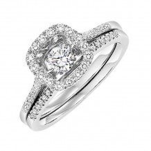 Gems One 14KT White Gold & Diamond Rhythm Of Love Fashion Ring   - 1/2 ctw - ROL1187-4WC
