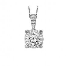 Gems One 14Kt White Gold Diamond (1/3Ctw) Pendant - FP1425/30-4WC