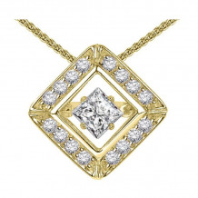 Gems One 14KT Yellow Gold & Diamond Rhythm Of Love Neckwear Pendant  - 3/4 ctw - ROL1073-4YC