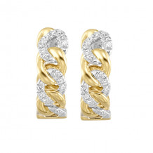 Gems One 14Kt Yellow Gold Diamond (1/6Ctw) Earring - ER10653-4YC