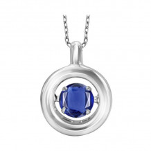 Gems One Silver (SLV 995) Diamond Rhythm Of Love Neckwear Pendant - 1/4 cts - ROL1049S