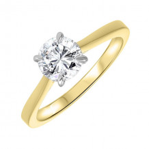 Gems One 14Kt White Yellow Gold Diamond (1Ctw) Ring - RG73432-4YWB