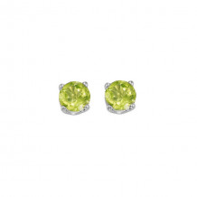 Gems One 14Kt White Gold Peridot (1 Ctw) Earring - EDR50-4W