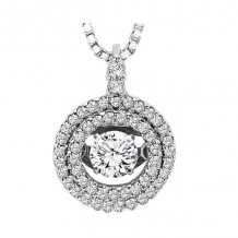 Gems One 14KT White Gold & Diamonds Stunning Neckwear Pendant - 1 ctw - ROL1137-4WCT