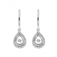 Gems One 14KT White Gold & Diamond Rhythm Of Love Fashion Earrings  - 1/3 ctw - ROL2193-4WC