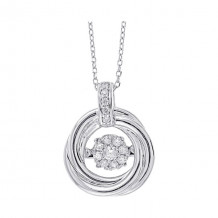 Gems One 14Kt White Gold Diamond (1/6Ctw) Pendant - PD33645-4WD