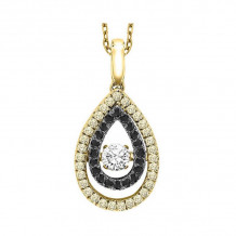 Gems One 14KT Yellow Gold & Diamonds Stunning Neckwear Pendant - 3/8 ctw - ROL1017-4YCBK