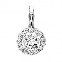 Gems One 14KT White Gold & Diamond Rhythm Of Love Neckwear Pendant  - 1-1/3 ctw - ROL1249-4WC
