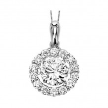 Gems One 14KT White Gold & Diamond Rhythm Of Love Neckwear Pendant  - 1-1/3 ctw - ROL1249-4WC