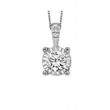Gems One 14Kt White Gold Diamond (1/4Ctw) Pendant - FP1425/25-4WC