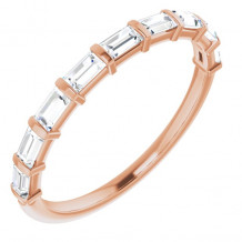 14K Rose 1/3 CTW Diamond Anniversary Band - 1236006064P