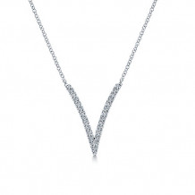 Gabriel & Co. 14k White Gold Kaslique Diamond Necklace - NK4720W45JJ