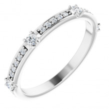 14K White 1/4 CTW Diamond Anniversary Band - 123154600P
