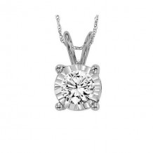 Gems One 14Kt White Gold Diamond (1/3Ctw) Pendant - FP1420/33-4WC