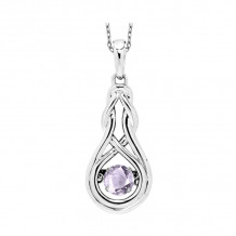 Gems One Silver (SLV 995) Rhythm Of Love Neckwear Pendant - ROL1238CSYAL