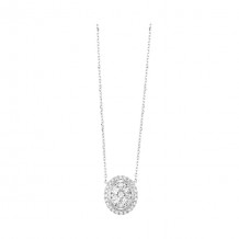 Gems One 14Kt White Gold Diamond (1/2Ctw) Pendant - PD36278-4WC