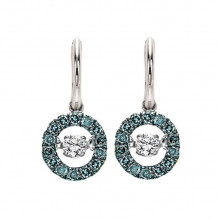 Gems One 14KT White Gold & Diamond Rhythm Of Love Fashion Earrings  - 1/5 ctw - ROL1026-4WCBL