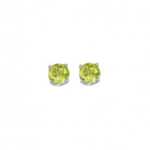 Gems One 14Kt White Gold Peridot (7/8 Ctw) Earring - EDR45-4W