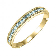 Gems One 14Kt Yellow Gold Aquamarine (1/3 Ctw) Ring - FR1274-4Y
