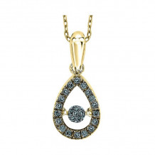 Gems One 14KT Yellow Gold & Diamond Rhythm Of Love Neckwear Pendant  - 1/5 ctw - ROL1023-4YCBL