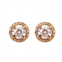 Gems One 14Kt Yellow Gold Diamond (1/3Ctw) Earring - ER30360-4YD