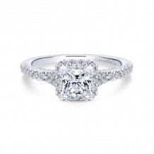 Gabriel & Co. 14k White Gold Entwined Halo Engagement Ring - ER12671S3W44JJ