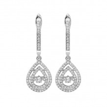 Gems One 14KT White Gold & Diamond Rhythm Of Love Fashion Earrings  - 1/2 ctw - ROL2017-4WC