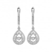 Gems One 14KT White Gold & Diamond Rhythm Of Love Fashion Earrings  - 1/2 ctw - ROL2017-4WC