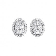 Gems One 14Kt White Gold Diamond (1/2Ctw) Earring - ER10251-4WC