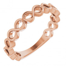 14K Rose Infinity Stackable Ring - 51703103P