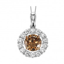 Gems One 14KT White Gold & Diamond Rhythm Of Love Neckwear Pendant  - 3/4 ctw - ROL1039-4WCDB