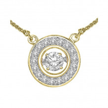 Gems One 14KT Yellow Gold & Diamond Rhythm Of Love Neckwear Pendant  - 1 ctw - ROL1070-4YC