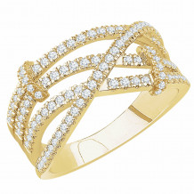 14K Yellow 1/2 CTW Diamond Ring - 65268160001P