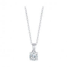 Gems One 14Kt White Gold Diamond (1/4Ctw) Pendant - PD10491-4WD