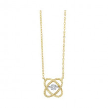Gems One 10Kt Yellow Gold Diamond (1/20 Ctw) Necklace - NK10189-1YL