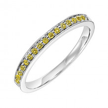 Gems One 14Kt White Yellow Gold Diamond(1/8Ctw) Ring - FR1314-4WYD