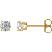 14K Yellow 1/2 CTW Diamond Earrings - 187470208P