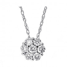 Gems One 14Kt White Gold Diamond (1/4Ctw) Pendant - PD32725-4WH