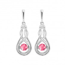 Gems One Silver (SLV 995) Rhythm Of Love Fashion Earrings - ROL2238CPTO