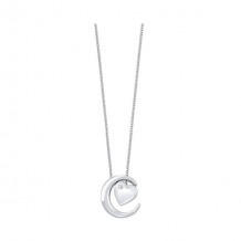 Gems One Silver Diamond (1/50 Ctw) Pendant - PD10613-SSW