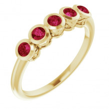 14K Yellow Ruby Ring - 71997640P