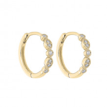 Gems One 14Kt Yellow Gold Diamond (1/6Ctw) Earring - ER28272-4YD